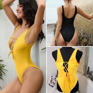 🆕️ Shekini Laceup Swimsuit
